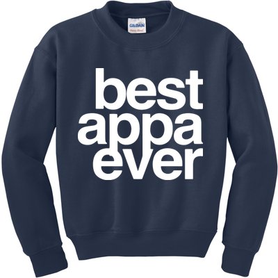 Best Appa Ever Korean Fathers Day Shirts Dad Kids Sweatshirt