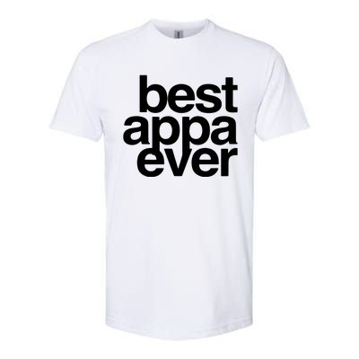 Best Appa Ever Korean Fathers Day Shirts Dad Softstyle CVC T-Shirt