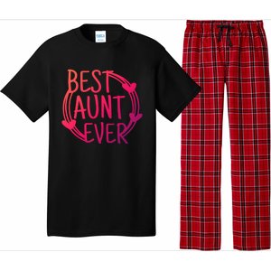 Best Aunt Ever Love Heart Gift Pajama Set