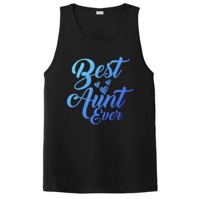 Best Aunt Ever New Auntie Funny Gift Best Great Blessed Auntie Meaningful Gift PosiCharge Competitor Tank