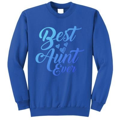 Best Aunt Ever New Auntie Funny Gift Best Great Blessed Auntie Meaningful Gift Sweatshirt