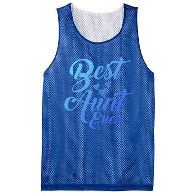 Best Aunt Ever New Auntie Funny Gift Best Great Blessed Auntie Meaningful Gift Mesh Reversible Basketball Jersey Tank