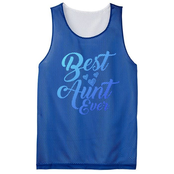 Best Aunt Ever New Auntie Funny Gift Best Great Blessed Auntie Meaningful Gift Mesh Reversible Basketball Jersey Tank