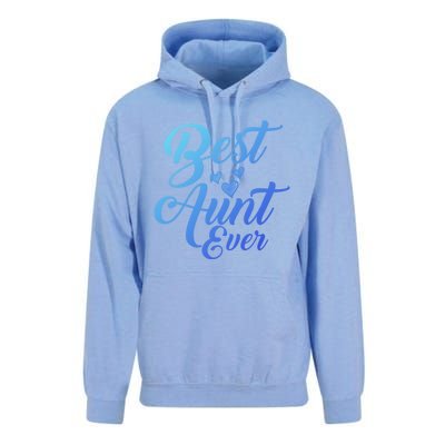 Best Aunt Ever New Auntie Funny Gift Best Great Blessed Auntie Meaningful Gift Unisex Surf Hoodie