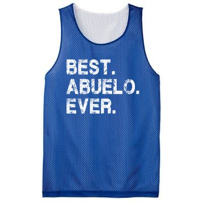 Best Abuelo Ever Funny Fathers Day Birthday Present Abuelo Meaningful Gift Mesh Reversible Basketball Jersey Tank