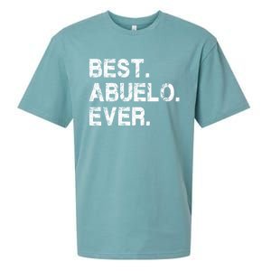 Best Abuelo Ever Funny Fathers Day Birthday Present Abuelo Meaningful Gift Sueded Cloud Jersey T-Shirt