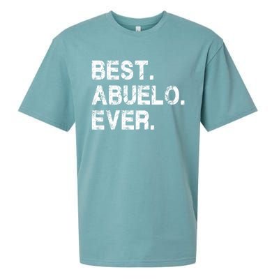 Best Abuelo Ever Funny Fathers Day Birthday Present Abuelo Meaningful Gift Sueded Cloud Jersey T-Shirt