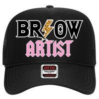 Brow Artist Eyebrow Artist Brow Artist High Crown Mesh Back Trucker Hat