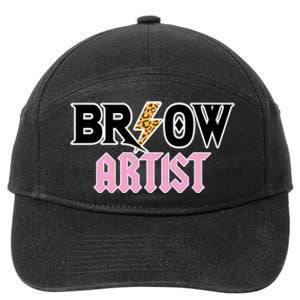 Brow Artist Eyebrow Artist Brow Artist 7-Panel Snapback Hat