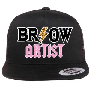 Brow Artist Eyebrow Artist Brow Artist Flat Bill Trucker Hat