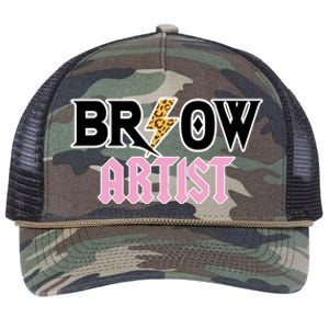 Brow Artist Eyebrow Artist Brow Artist Retro Rope Trucker Hat Cap