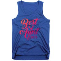 Best Aunt Ever New Auntie Funny Gift Best Great Blessed Auntie Meaningful Gift Tank Top