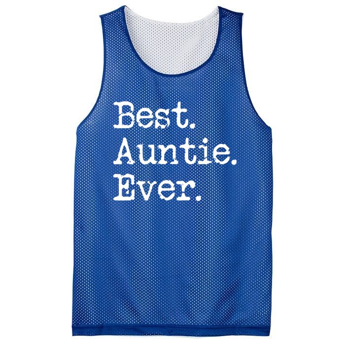 Best Auntie Ever Aunt Gift From Niece Nephew Cute Gift Mesh Reversible Basketball Jersey Tank