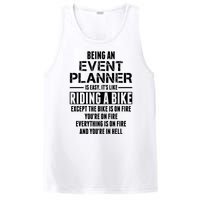 Being An Event Planner Like The Bike Is On Fire PosiCharge Competitor Tank