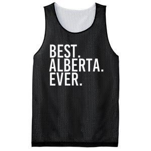 Best. Alberta. Ever. Gift Name Funny Personalized Mesh Reversible Basketball Jersey Tank