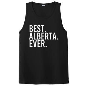 Best. Alberta. Ever. Gift Name Funny Personalized PosiCharge Competitor Tank