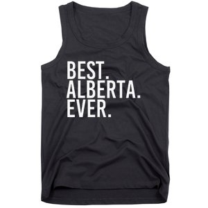 Best. Alberta. Ever. Gift Name Funny Personalized Tank Top