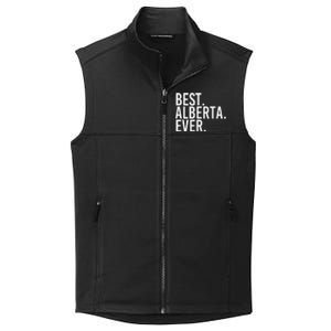 Best. Alberta. Ever. Gift Name Funny Personalized Collective Smooth Fleece Vest