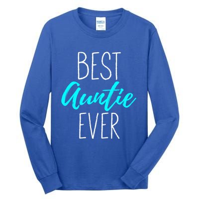 Best Auntie Ever Blessed Auntie Cute Gift Tall Long Sleeve T-Shirt