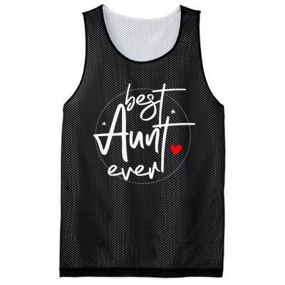 Best Aunt Ever Cool Aunt Mesh Reversible Basketball Jersey Tank