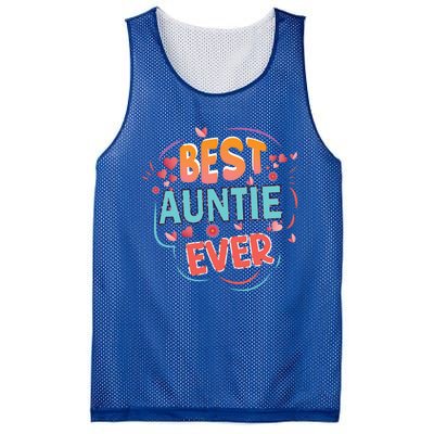 Best Auntie Ever Grandma Mothers Day Christmas Auntie Funny Gift Mesh Reversible Basketball Jersey Tank