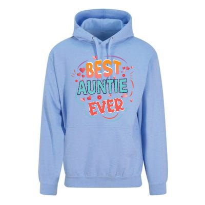 Best Auntie Ever Grandma Mothers Day Christmas Auntie Funny Gift Unisex Surf Hoodie