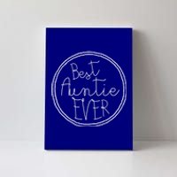 Best Auntie Ever Aunt Gift Canvas