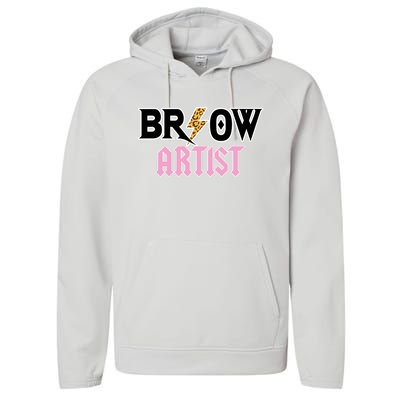 Brow Artist Eyebrow Artist Brow Artist Performance Fleece Hoodie