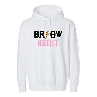 Brow Artist Eyebrow Artist Brow Artist Garment-Dyed Fleece Hoodie