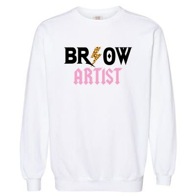 Brow Artist Eyebrow Artist Brow Artist Garment-Dyed Sweatshirt