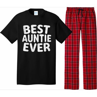 Best Auntie Ever Cool Gift Funny Mothers Day Gift Christmas Gift Pajama Set