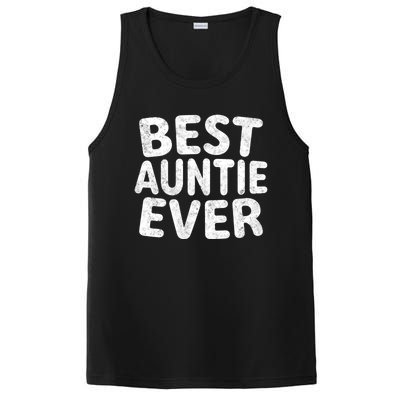 Best Auntie Ever Cool Gift Funny Mothers Day Gift Christmas Gift PosiCharge Competitor Tank