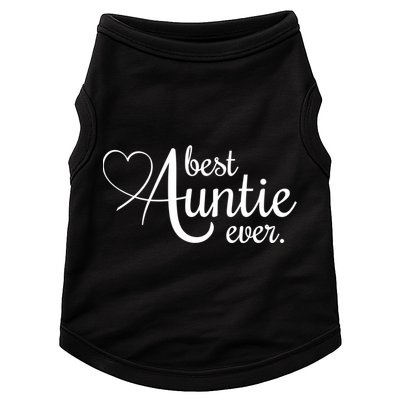 Best Auntie Ever Gift Doggie Tank