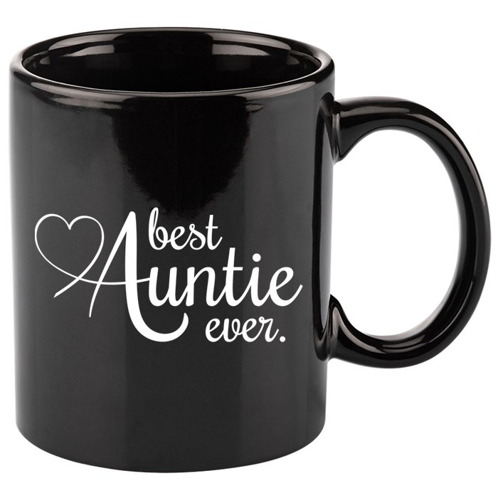 Best Auntie Ever Gift 11oz C Handle Ceramic Mug