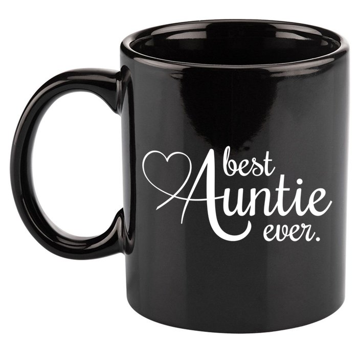Best Auntie Ever Gift 11oz C Handle Ceramic Mug