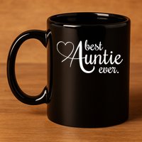 Best Auntie Ever Gift 11oz C Handle Ceramic Mug