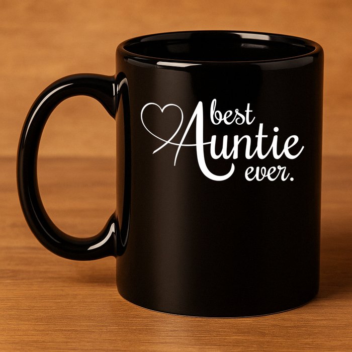 Best Auntie Ever Gift 11oz C Handle Ceramic Mug
