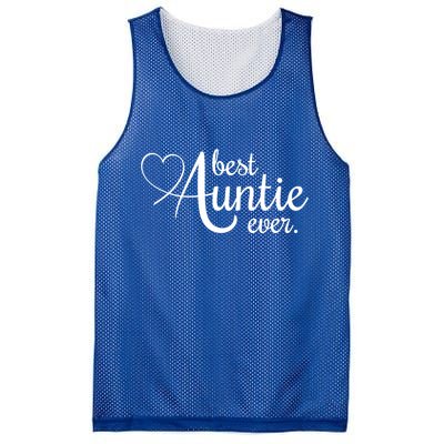 Best Auntie Ever Gift Mesh Reversible Basketball Jersey Tank
