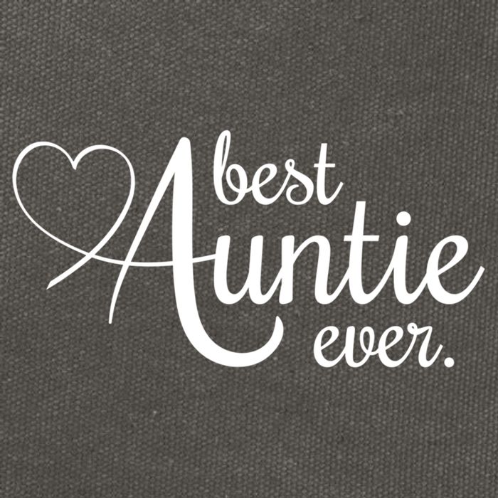 Best Auntie Ever Gift Cotton Canvas Backpack