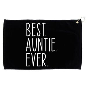 Best Auntie Ever Aunt Sister Funny Nephew Niece Meaningful Gift Grommeted Golf Towel