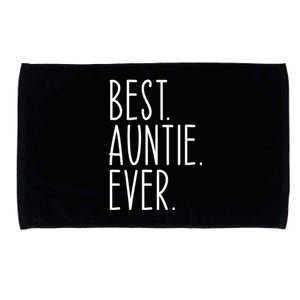 Best Auntie Ever Aunt Sister Funny Nephew Niece Meaningful Gift Microfiber Hand Towel