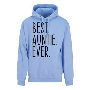 Best Auntie Ever Aunt Sister Funny Nephew Niece Meaningful Gift Unisex Surf Hoodie