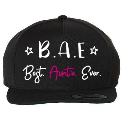 Best Auntie Ever Meaningful Gift Wool Snapback Cap