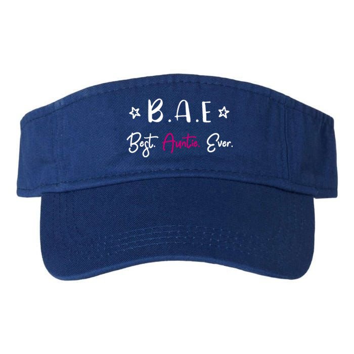 Best Auntie Ever Meaningful Gift Valucap Bio-Washed Visor