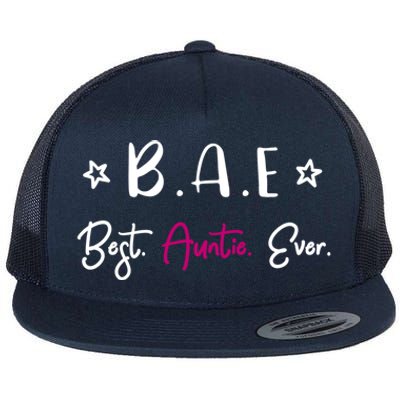 Best Auntie Ever Meaningful Gift Flat Bill Trucker Hat