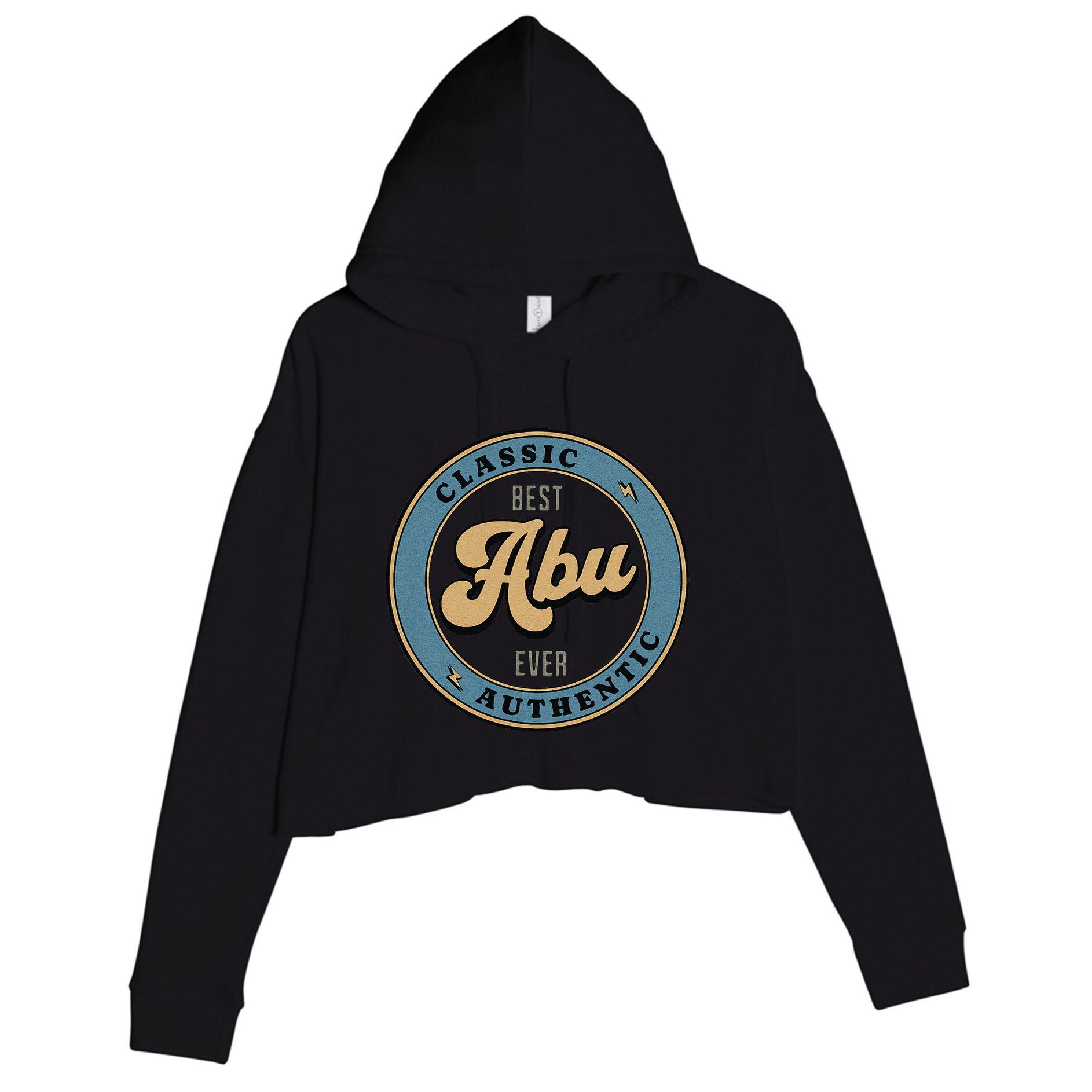Best Abu Ever Urdu Baba FatherS Day Bollywood Meme Humor Crop Fleece Hoodie