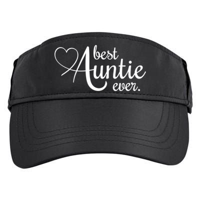 Best Auntie Ever Gift Adult Drive Performance Visor