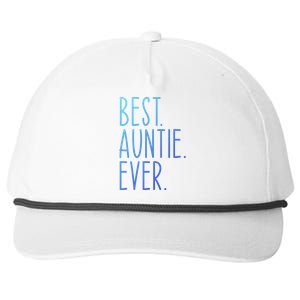 Best Auntie Ever Aunt Sister Funny Nephew Niece Meaningful Gift Snapback Five-Panel Rope Hat