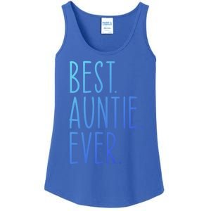 Best Auntie Ever Aunt Sister Funny Nephew Niece Meaningful Gift Ladies Essential Tank