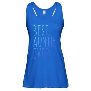 Best Auntie Ever Aunt Sister Funny Nephew Niece Meaningful Gift Ladies Essential Flowy Tank